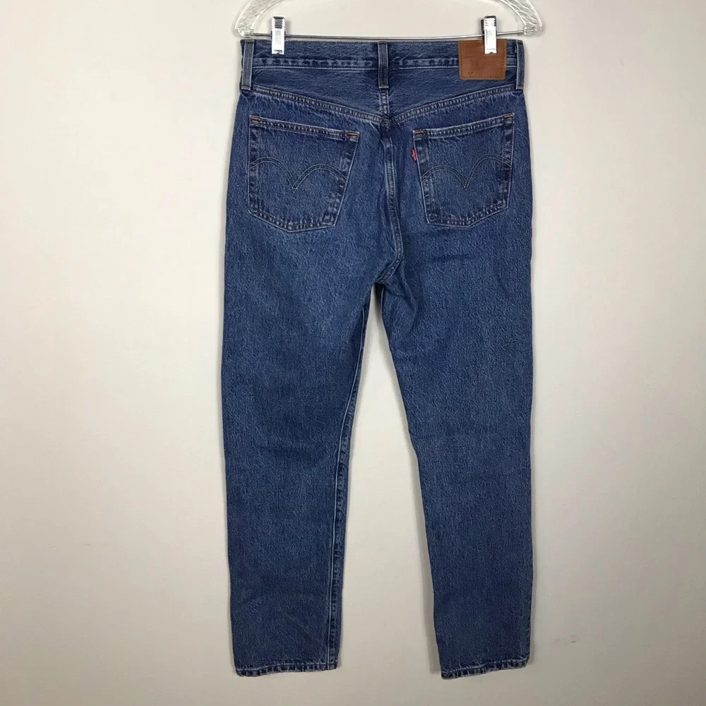 Levi’s Premium 501 Original fit Straight leg High rise Button Fly Jeans Size29 - Picture 2 of 15